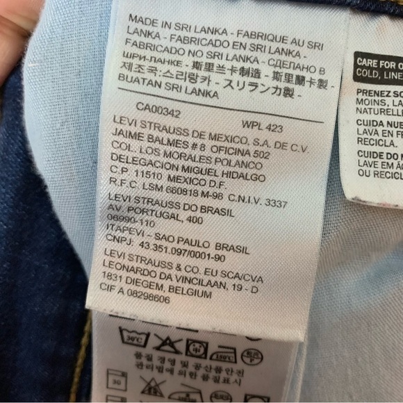 [Levi's] Mid Rise Blue Denim 815 Curvy Bootcut Jeans Classic Casual - Picture 5 of 10